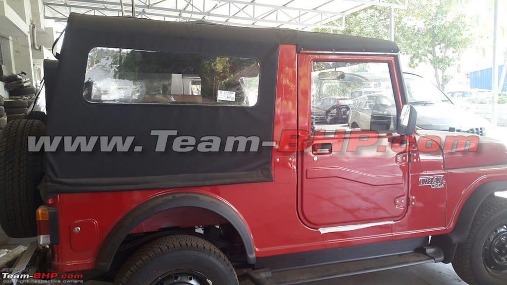 Mahindra Thar Facelift Dealer Spied