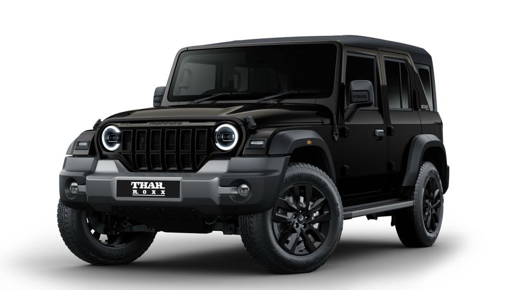 Mahindra Thar Roxx Star Edition Black