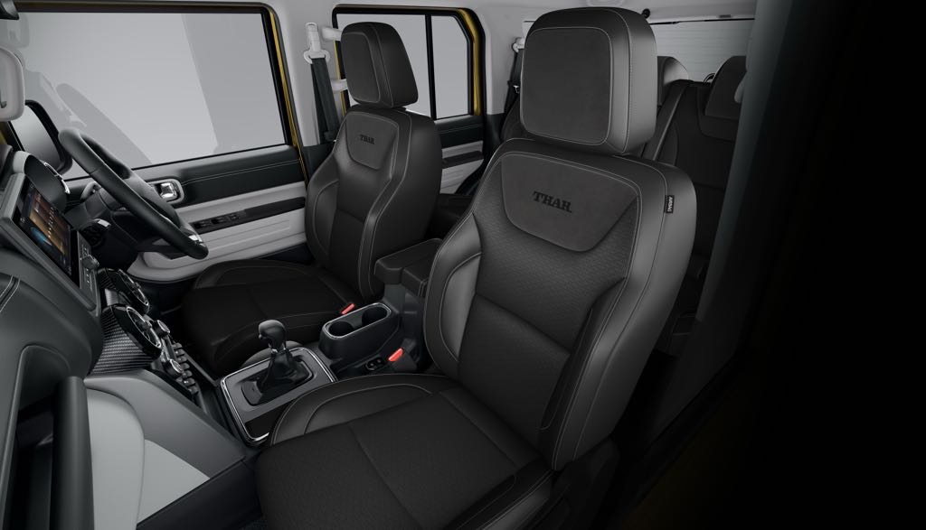 Mahindra Thar Roxx Star Edition Interior