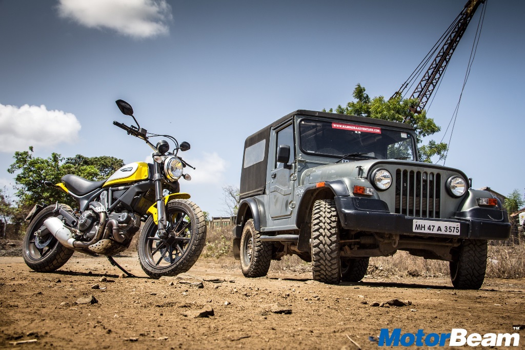 Mahindra Thar Vs Ducati Scrambler