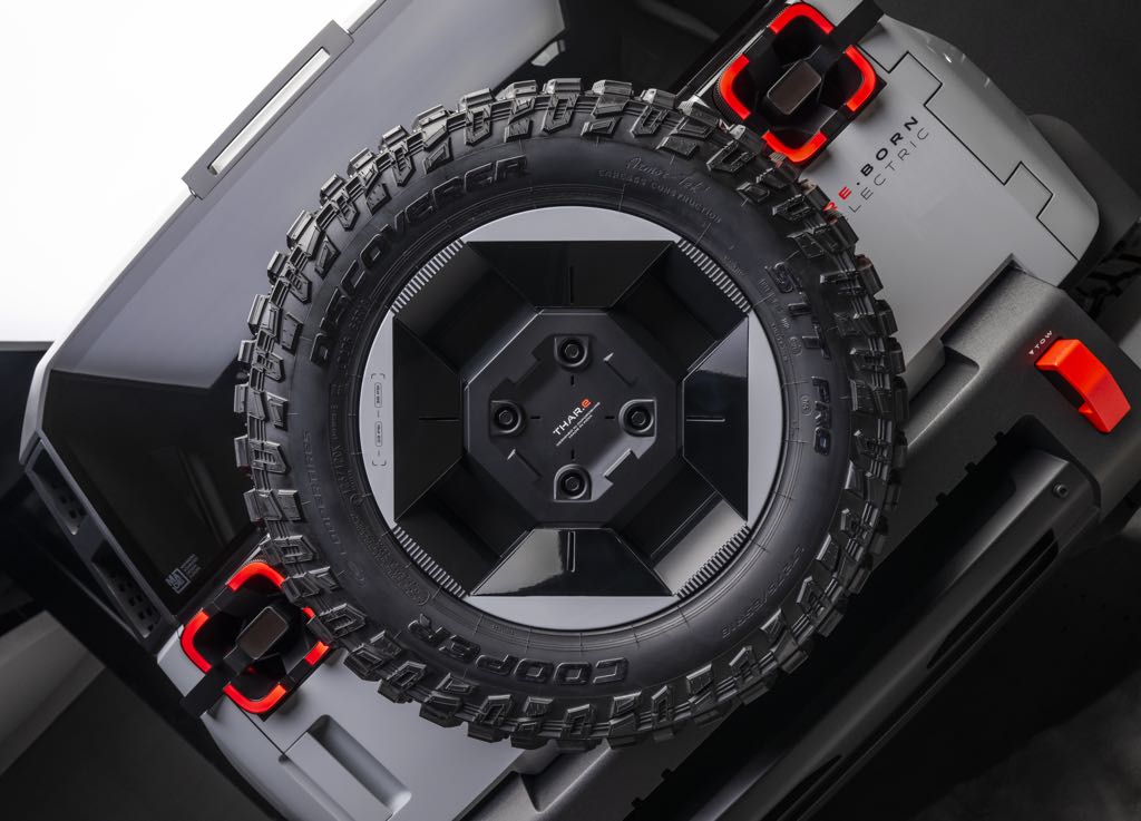 Mahindra Thar.e Spare Wheel