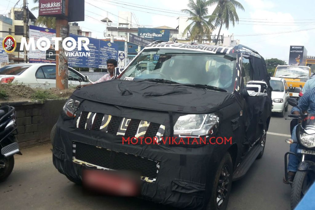 Mahindra U301 Bolero Spy Shot Front