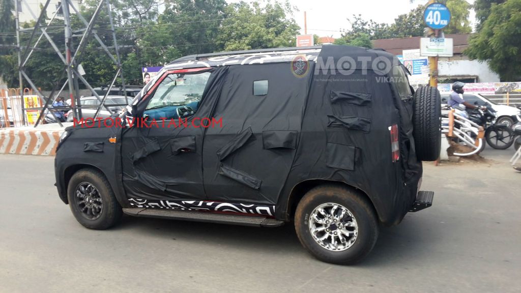 Mahindra U301 Bolero Spy Shot Side