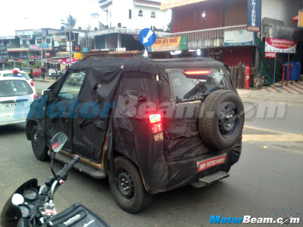 Mahindra U301 Spy Shot
