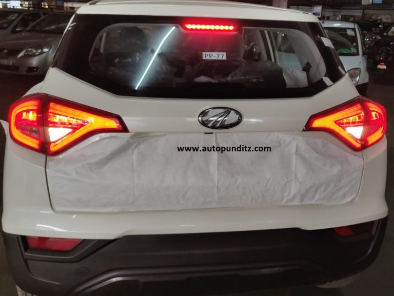 Mahindra XUV 300 Base Variant Rear Spied