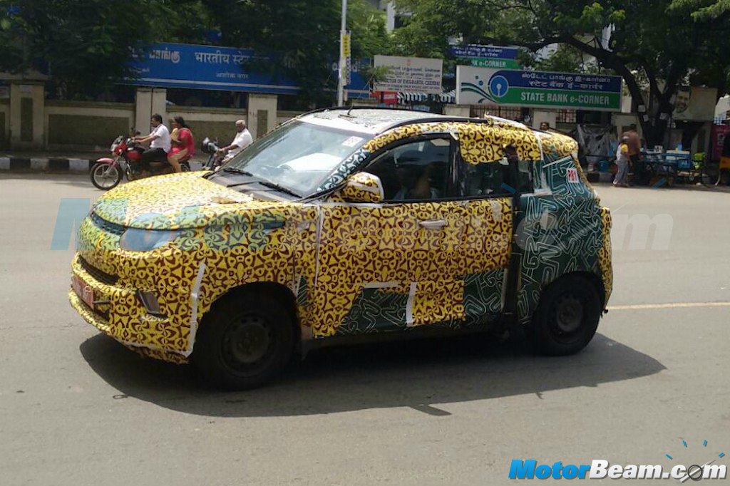 Mahindra XUV100 Spied