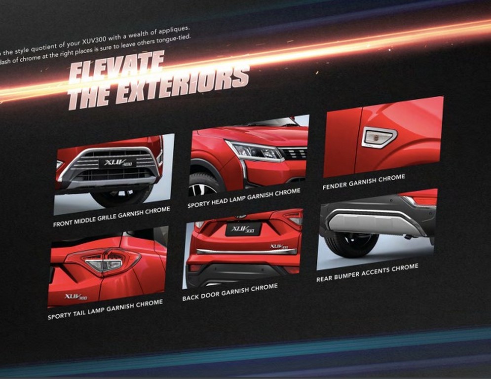 Mahindra XUV300 Chrome Accessories