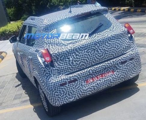 Mahindra XUV300 Facelift Spied Rear