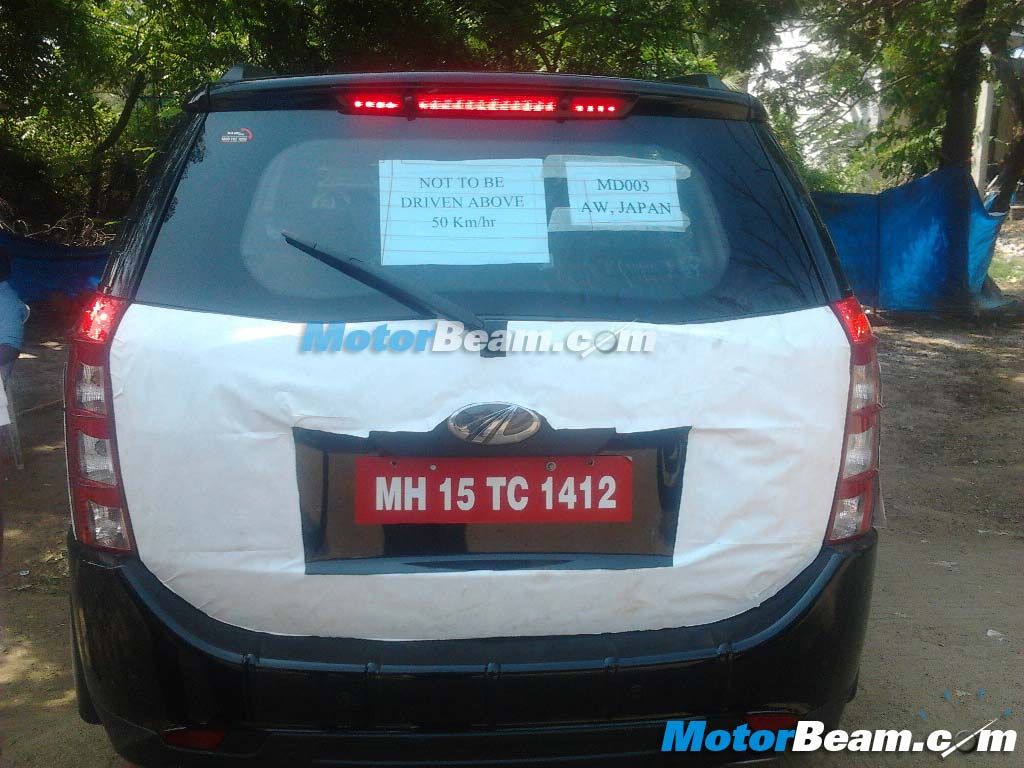 Mahindra XUV500 Codename W216 Rear