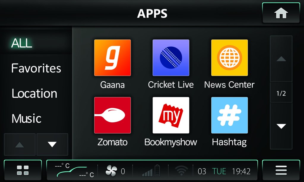 Mahindra XUV500 Connected Apps