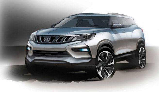 Mahindra XUV500 Design Sketch