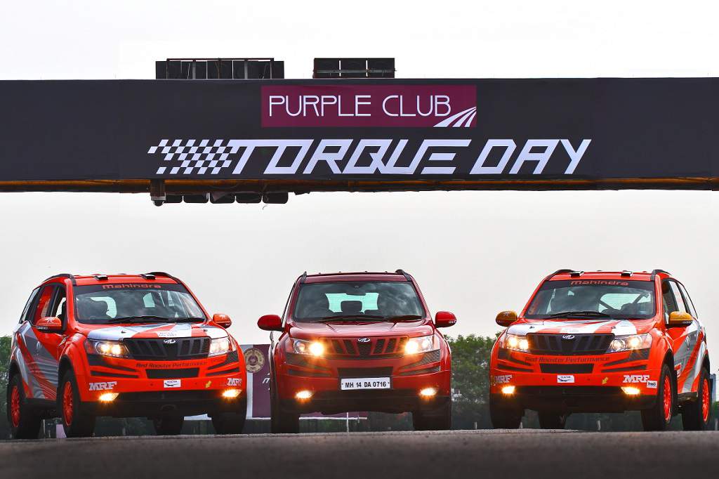 Mahindra XUV500 Purple Club Torque Day