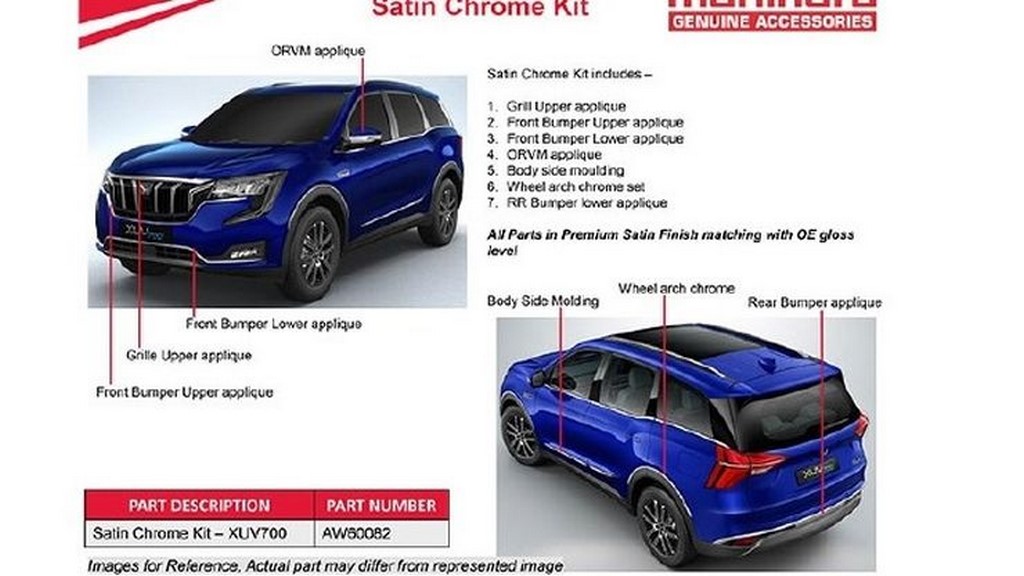 Mahindra XUV700 Accessories