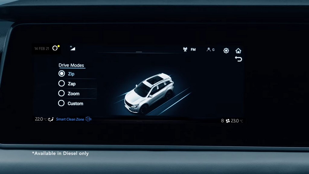 Mahindra XUV700 Drive Modes