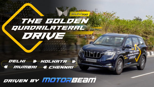 Mahindra XUV700 Golden Quadrilateral