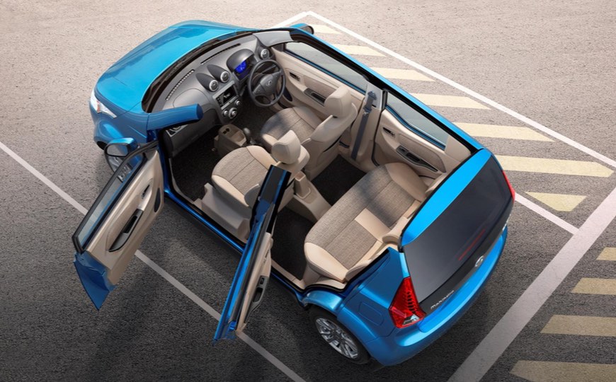 Mahindra e2oPlus Interiors