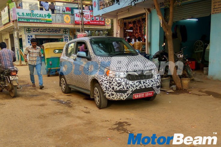 Mahindra e2oPlus Test Mule Spied