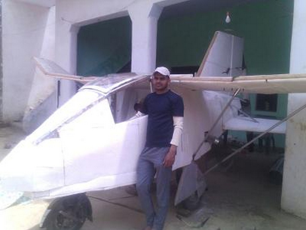 Man Builds Own Aircraft