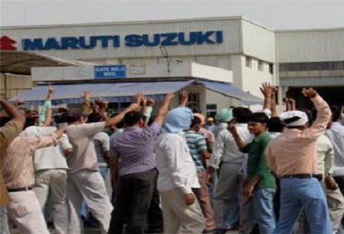 Maruti Plant Strike 2012