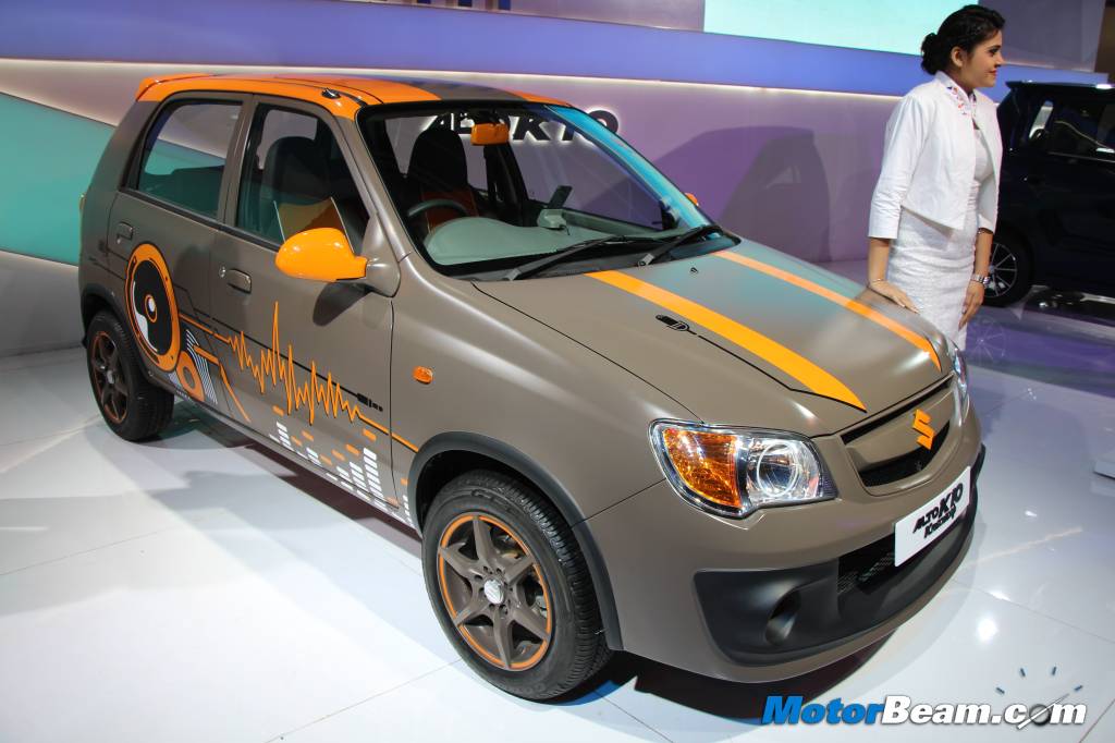 Maruti Displays Alto K10 Krescendo At 2014 Auto Expo