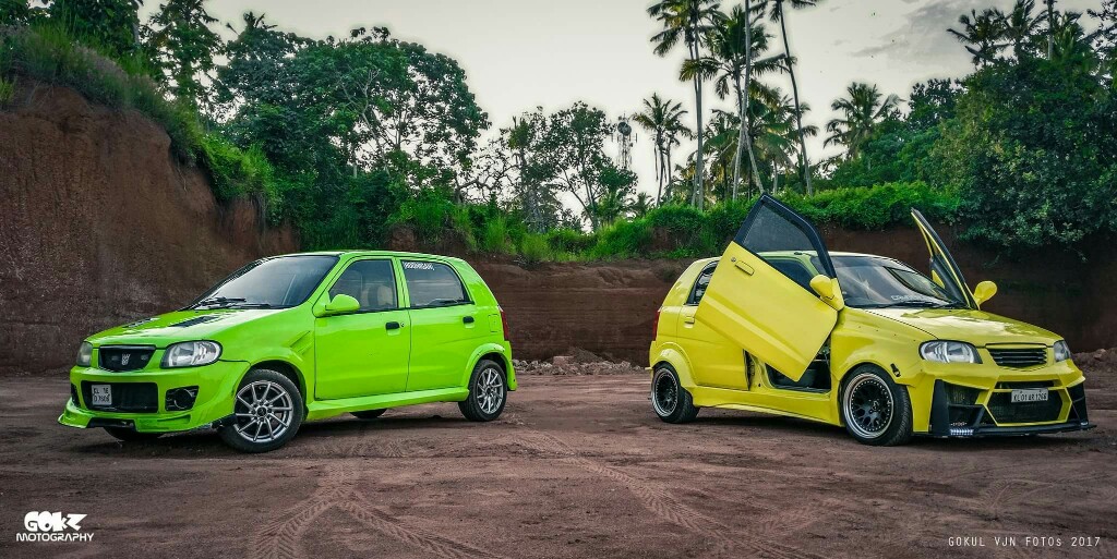 Here is The Craziest Wide Body Modified Maruti Alto You'll Ever See!