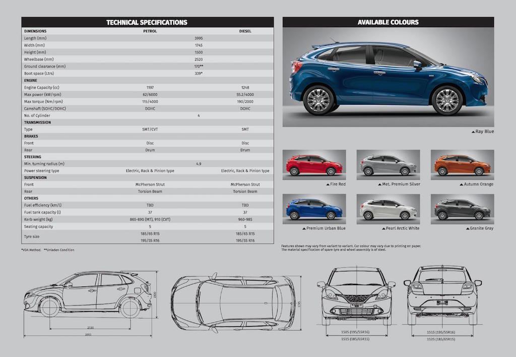 Maruti Baleno Brochure