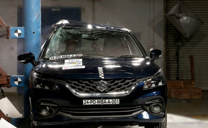 Maruti Baleno Crash Test Front