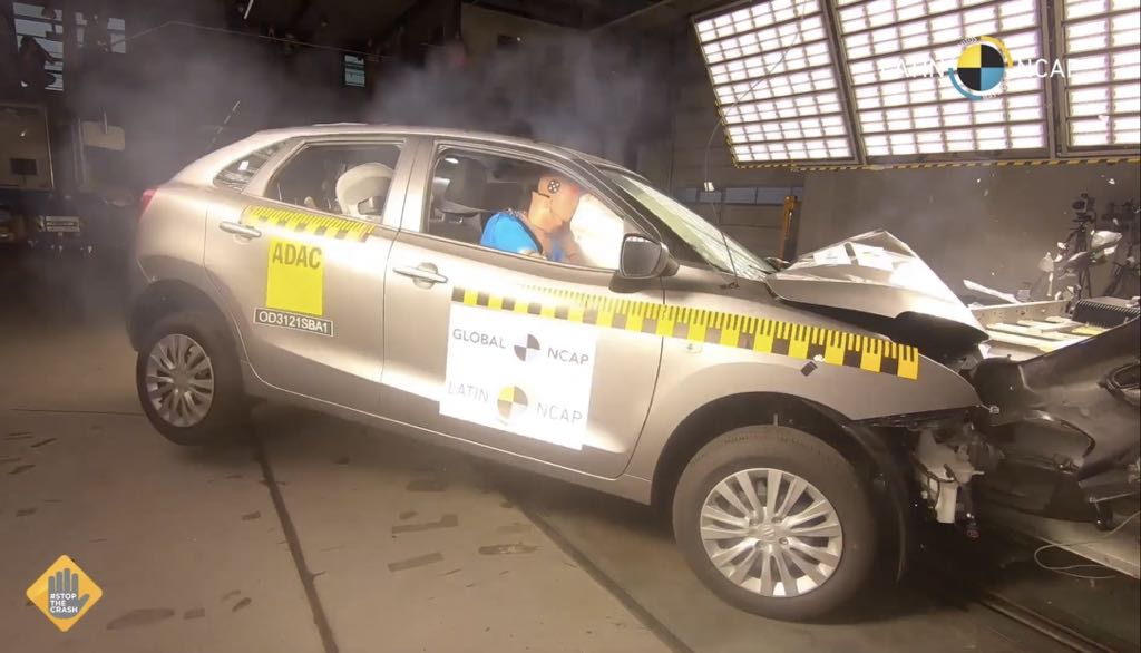 Maruti Baleno Crash Test