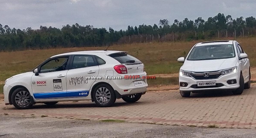 Maruti Baleno Hybrid Spotted