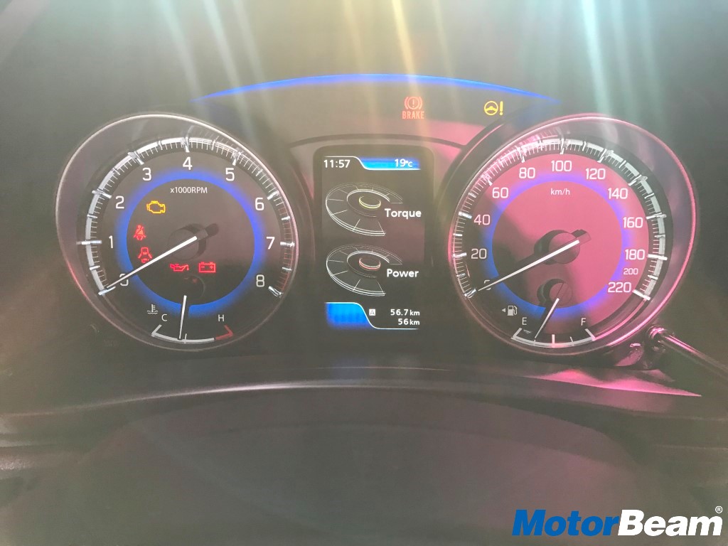 Maruti Baleno RS Instrument Cluster