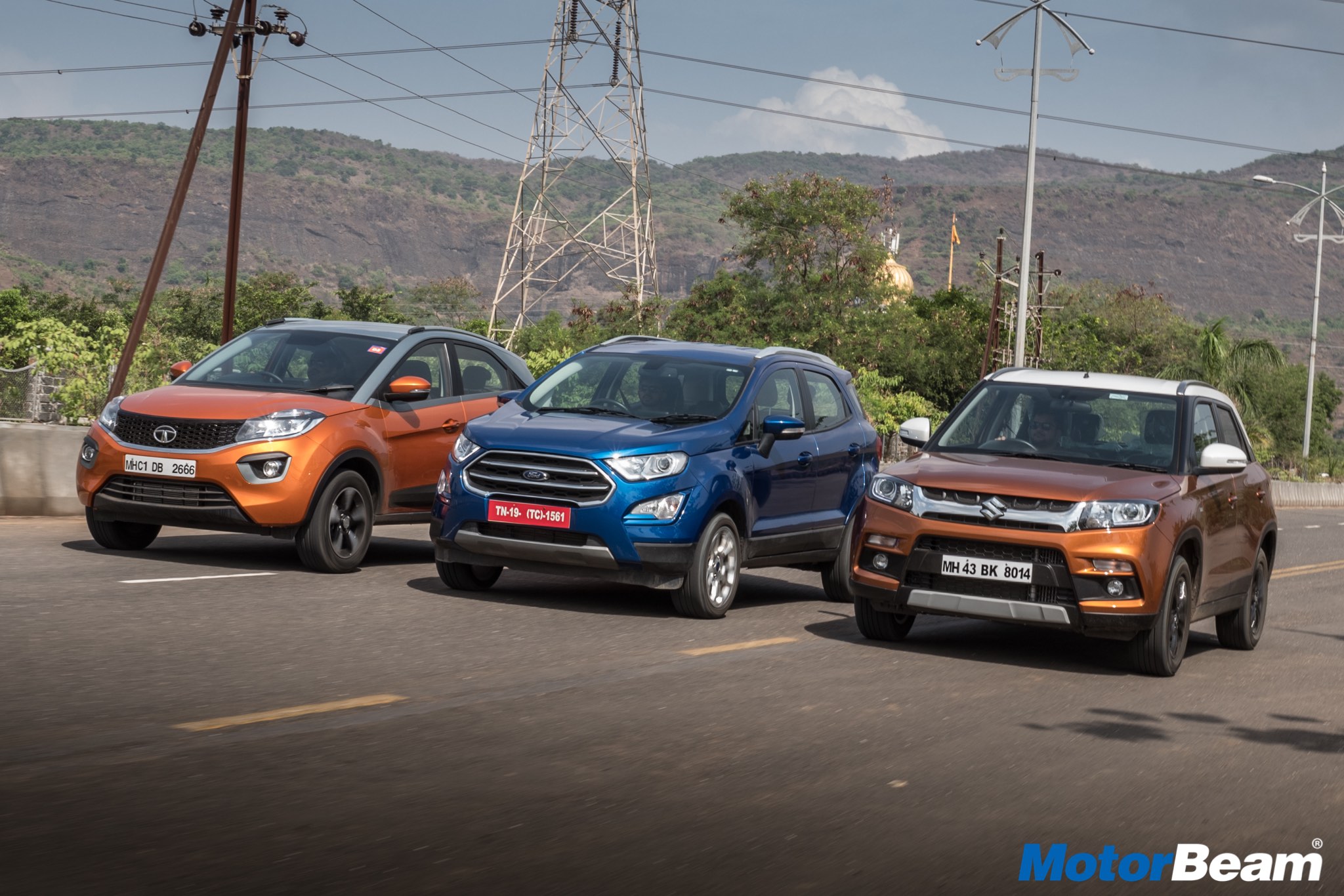 Maruti Brezza vs Ford EcoSport vs Tata Nexon Shootout