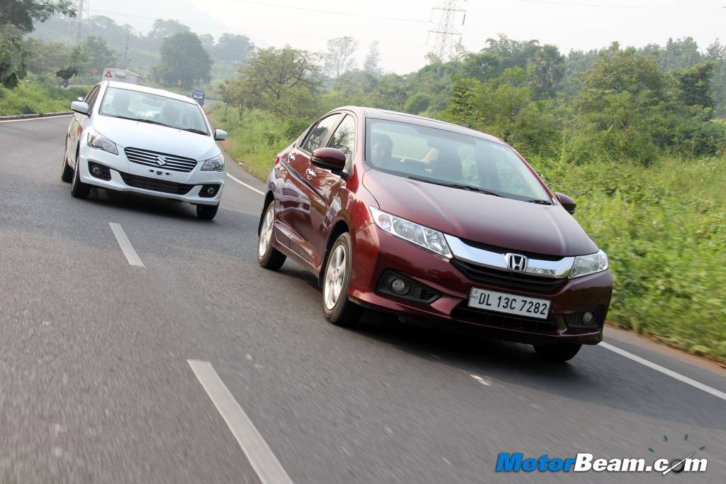 Maruti Ciaz vs Honda City Road Test