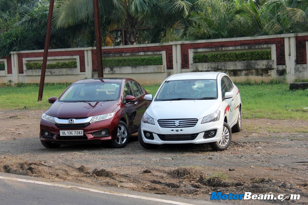 Maruti Ciaz vs Honda City Shootout