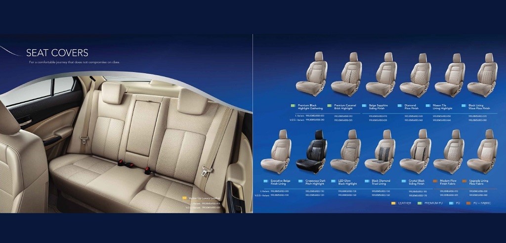 Maruti DZire Accessories Seat Covers