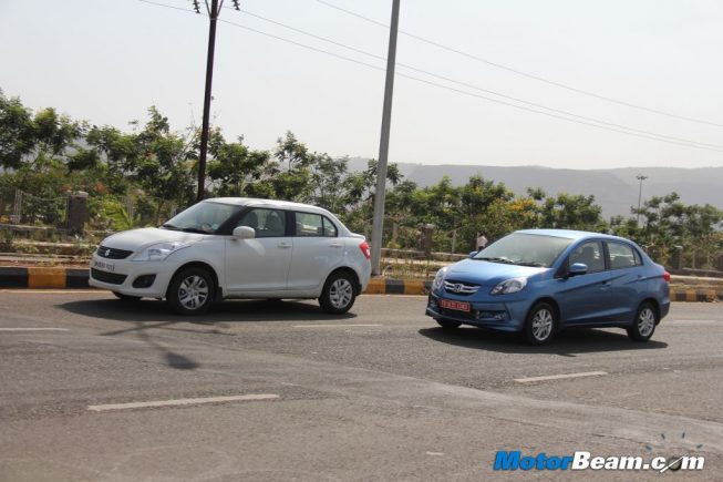 Maruti DZire vs Honda Amaze Comparison