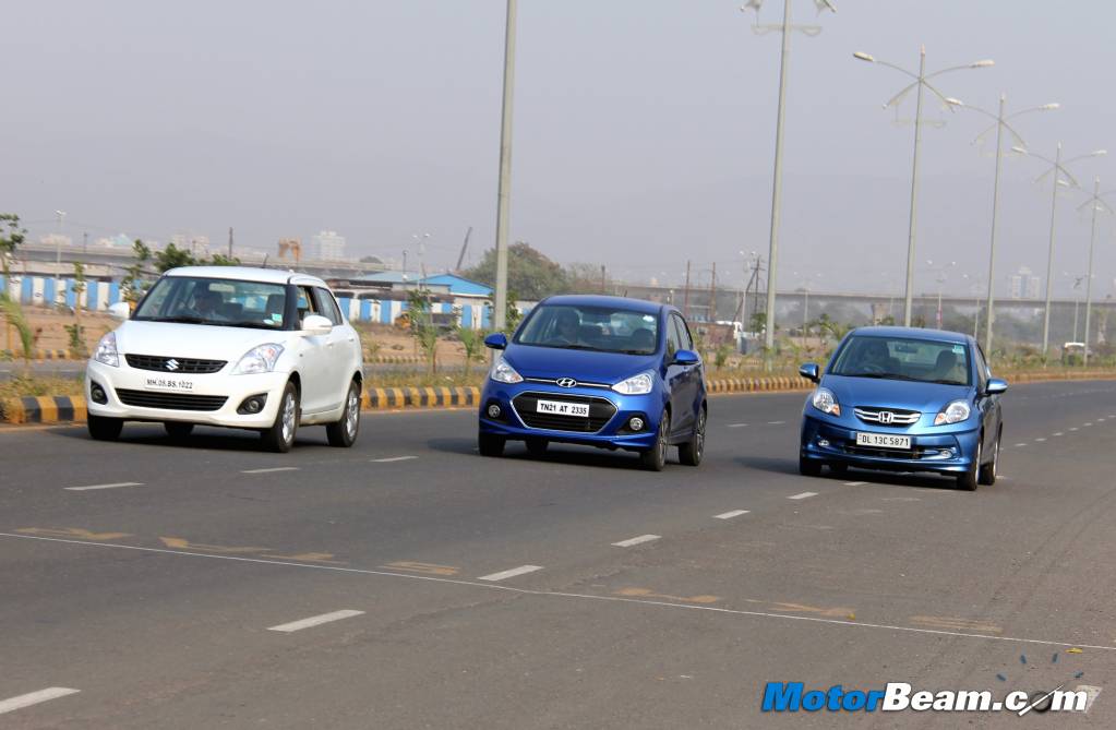 Maruti DZire vs Hyundai Xcent vs Honda Amaze Comparison Maruti DZire vs Hyundai Xcent vs Honda Amaze Comparison