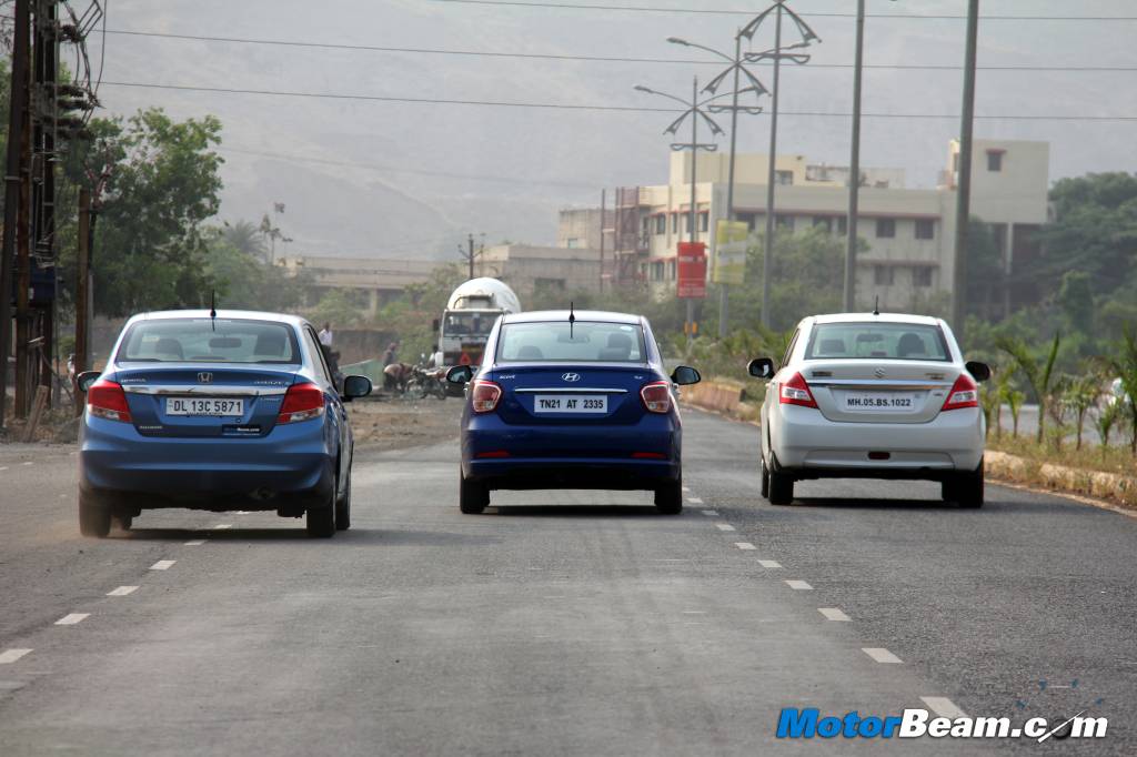 Maruti DZire vs Hyundai Xcent vs Honda Amaze Review