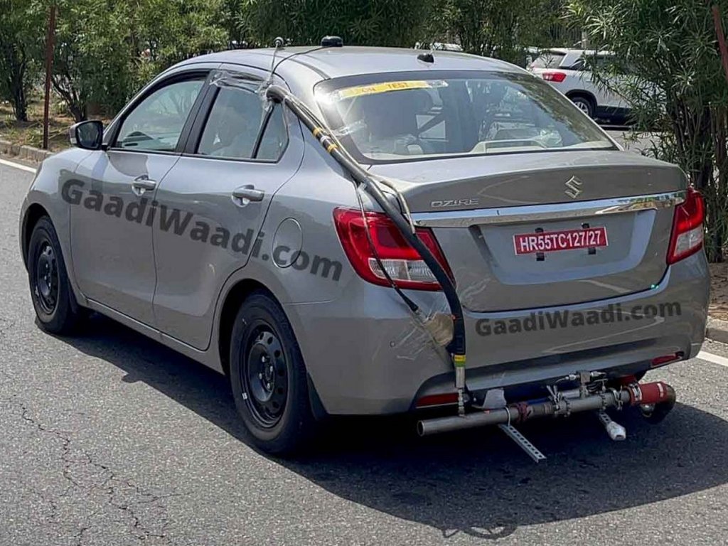 Maruti Dzire CNG Spotted Rear