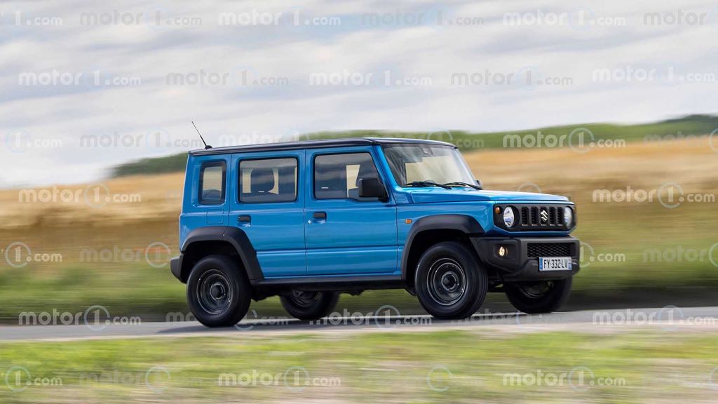 Maruti Jimny 5 Door Rendering