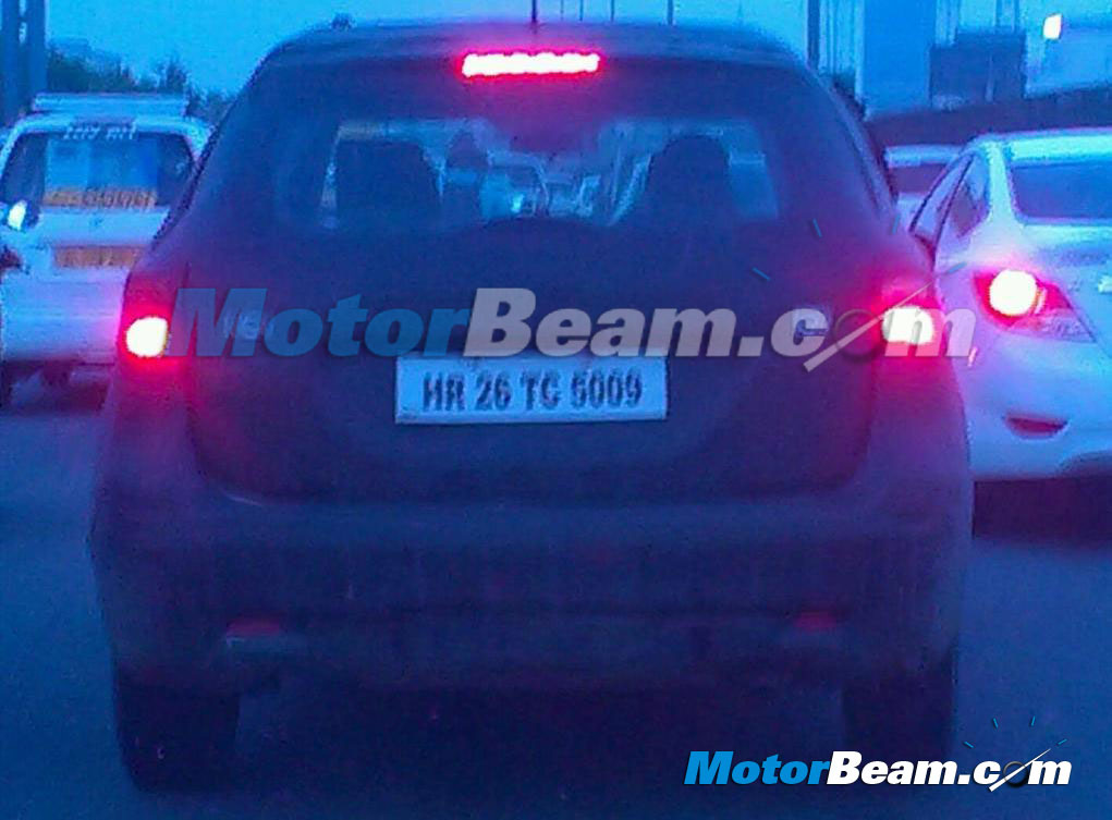 Maruti S-Cross Spy Shot Guragaon Rear