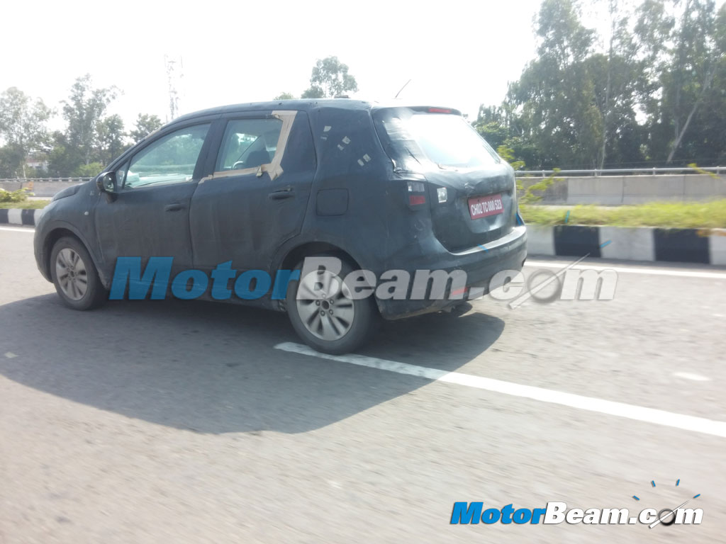 Maruti S-Cross Spy Shot Localization