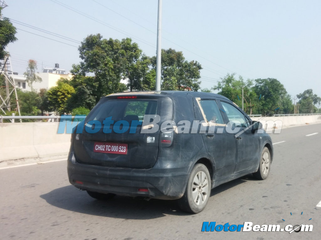 Maruti S-Cross Spy Shot Rear