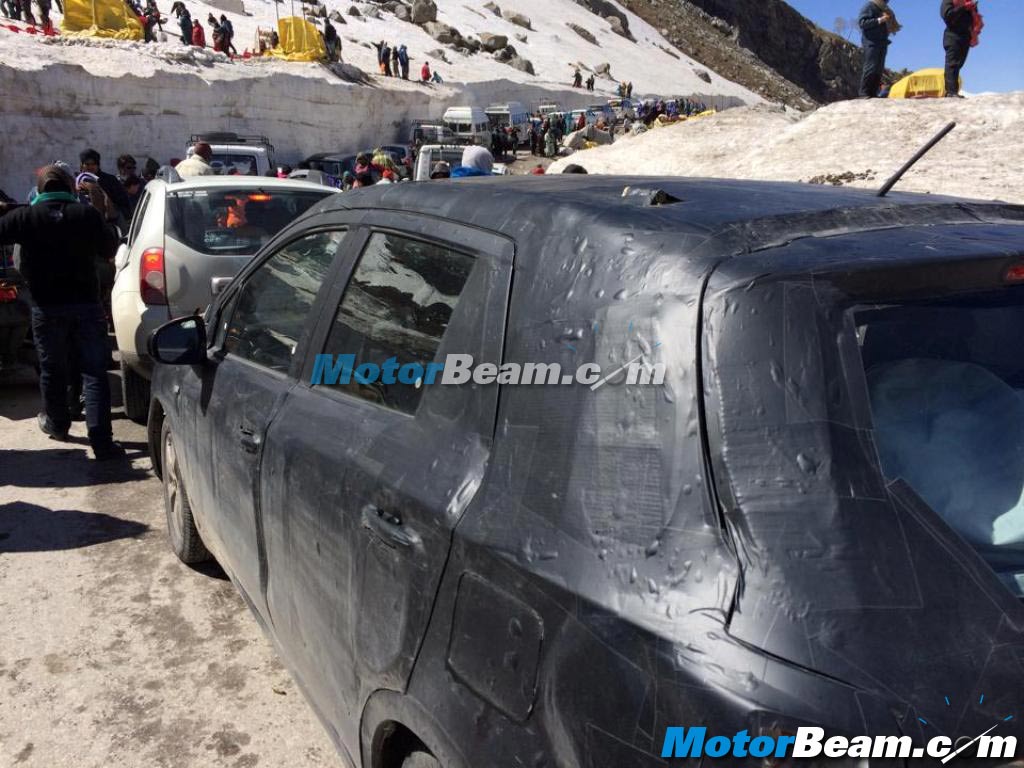 Maruti S-Cross Spy Shot Side