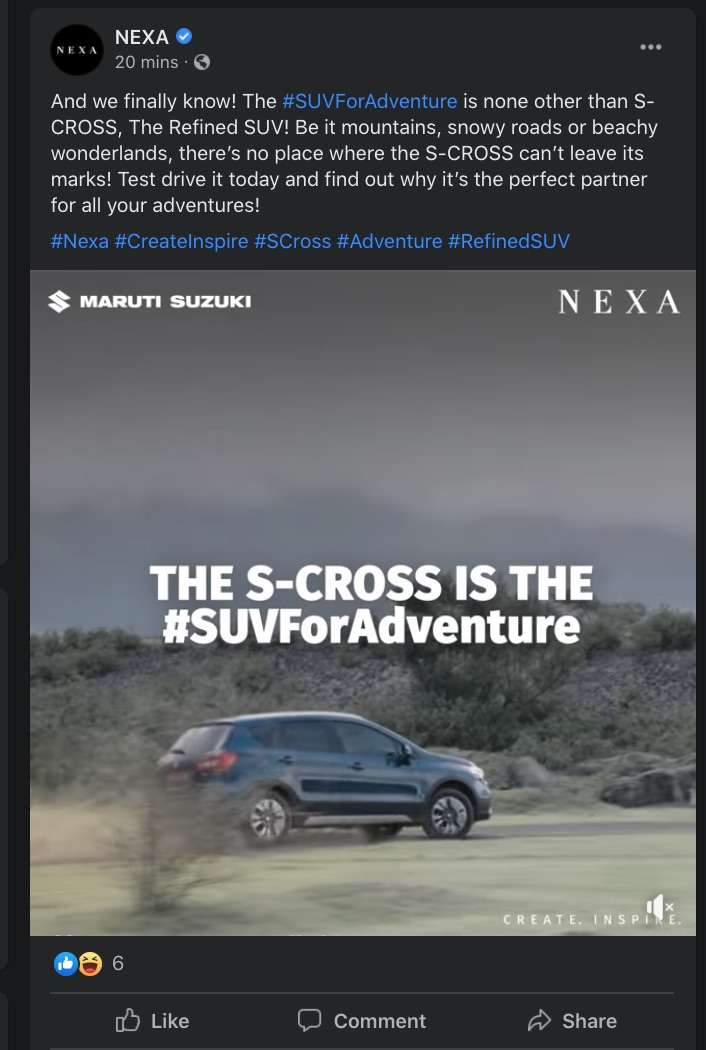 Maruti S-Cross Teaser