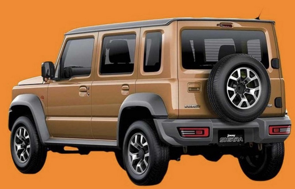 Maruti Suzuki Jimny 5-Door Rendering Rear