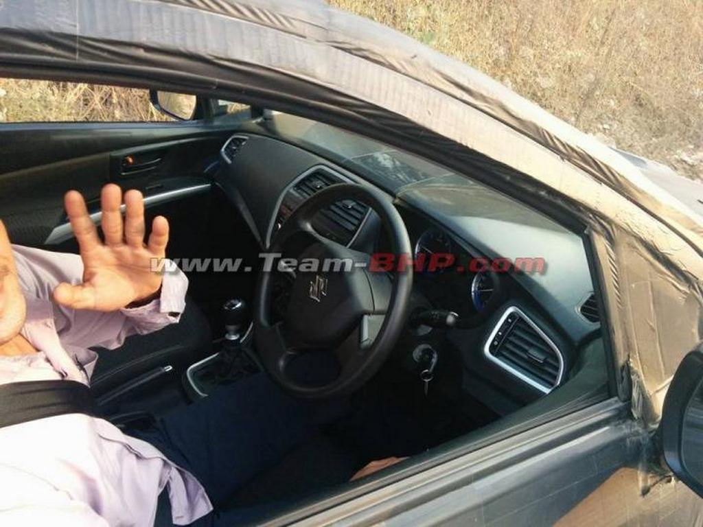 Maruti Suzuki S-Cross Dashboard Spied