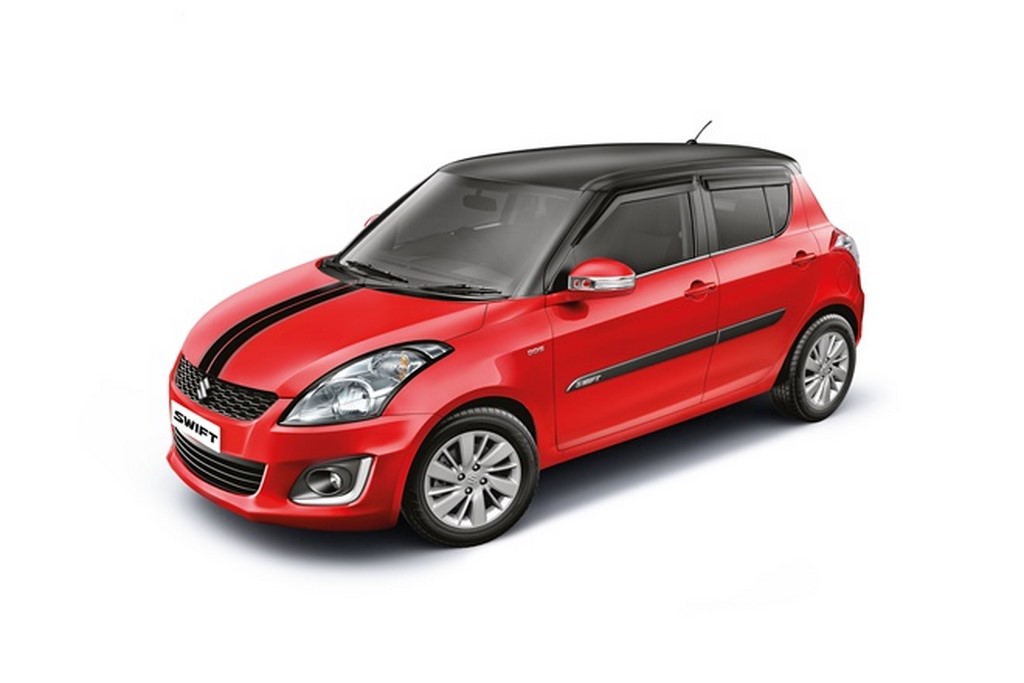Maruti Swift iCreate Red Side Profile