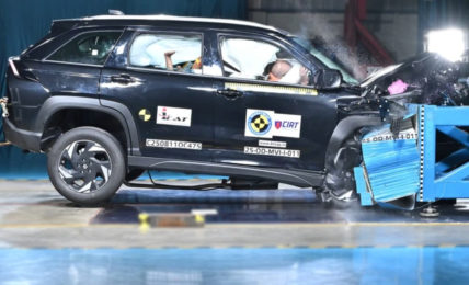 Maruti Victoris front crash test