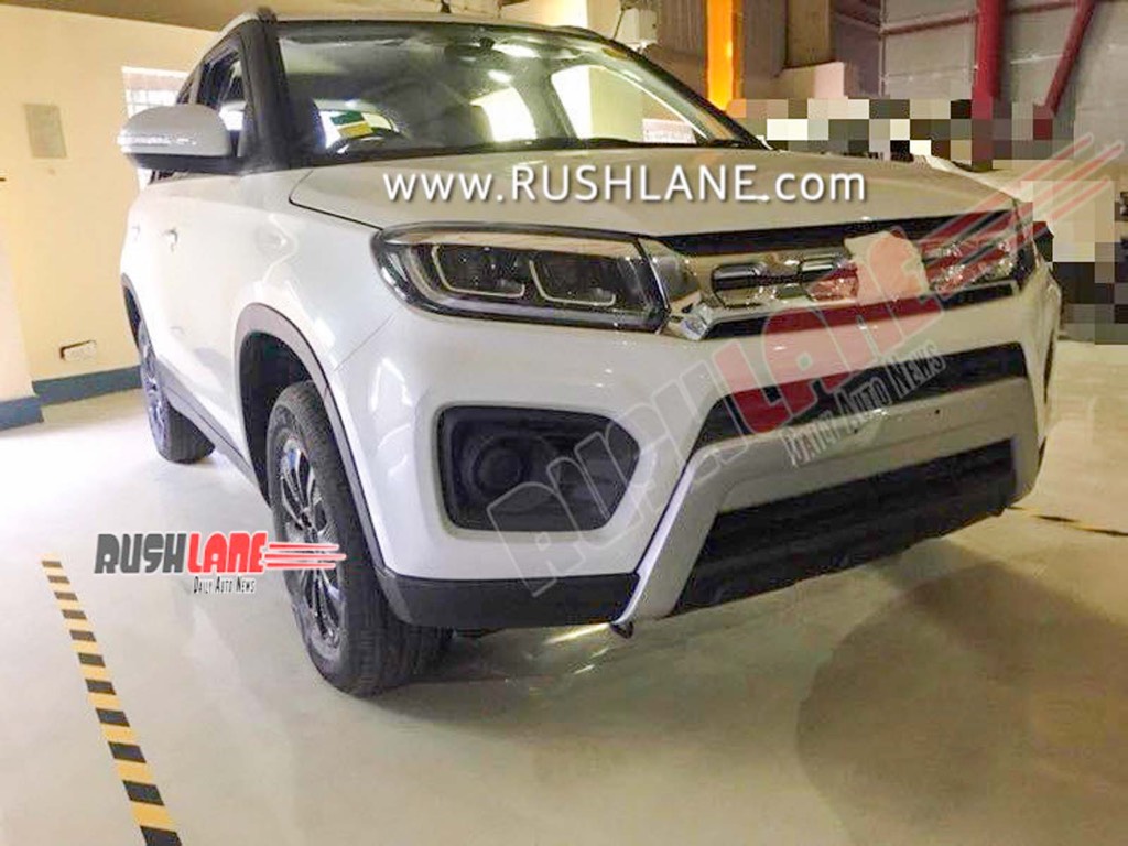 Maruti Vitara Brezza Facelift Spied