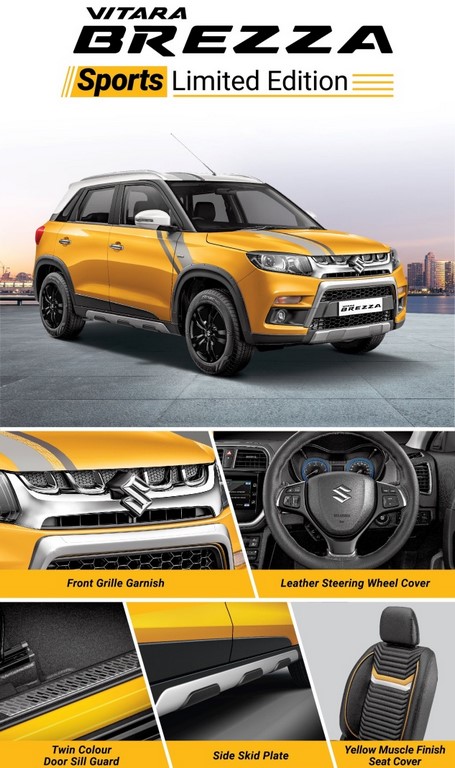 Maruti Vitara Brezza Sports Limited Edition Features